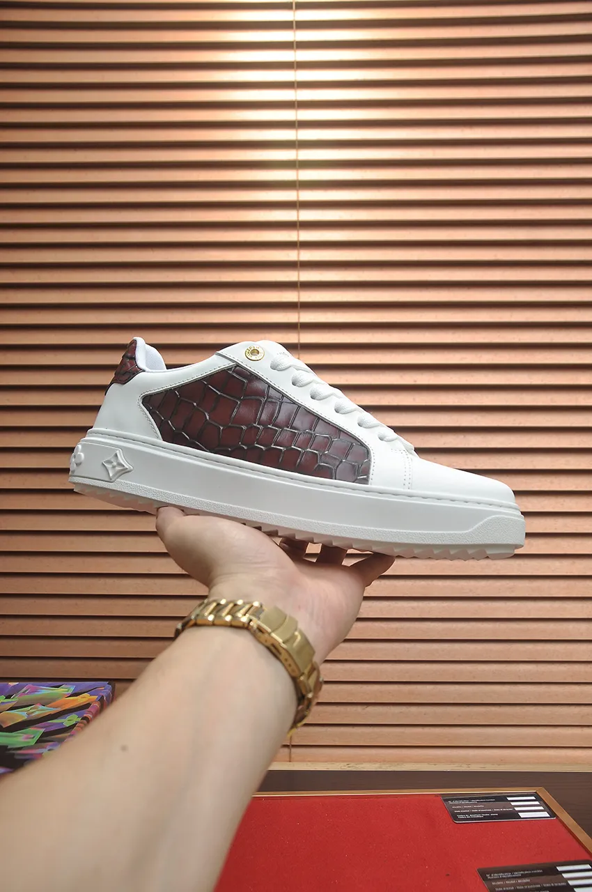 Men's shoes 💰540💶[LOUIS VUITTON] Original order price (water-dyed cowhide lining) new model 🍀LV Louis Vuitton * - top version of LV classic trendy shoes! Made of imported original cowhide, water-dyed cowhide lining, and original wear-resistant rubber outsole! High quality products! Code number 38-45 (45 is custom-made and cannot be returned or exchanged)